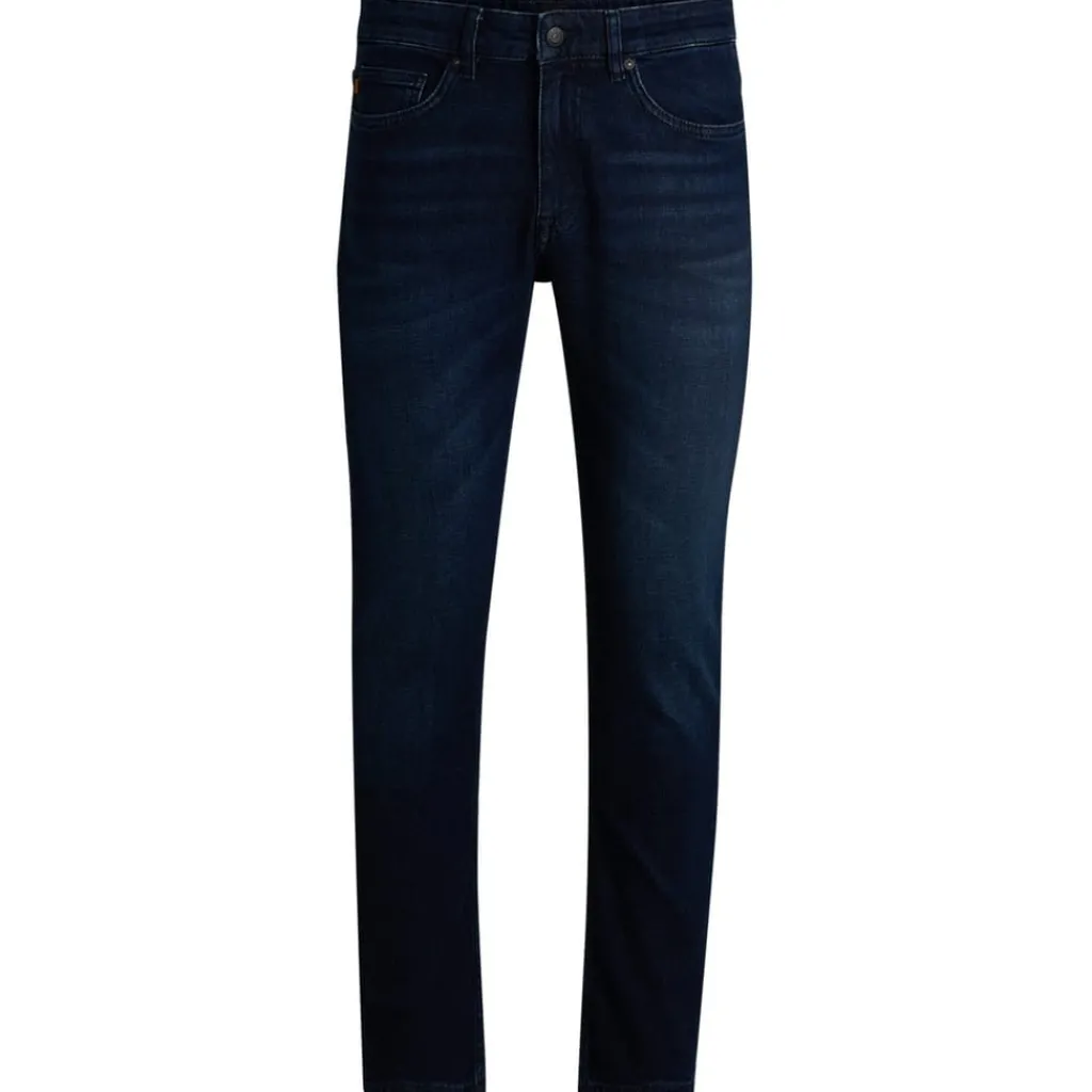 Jeans*Boss Slim Fit Five Pocket Design Jeans in Blue