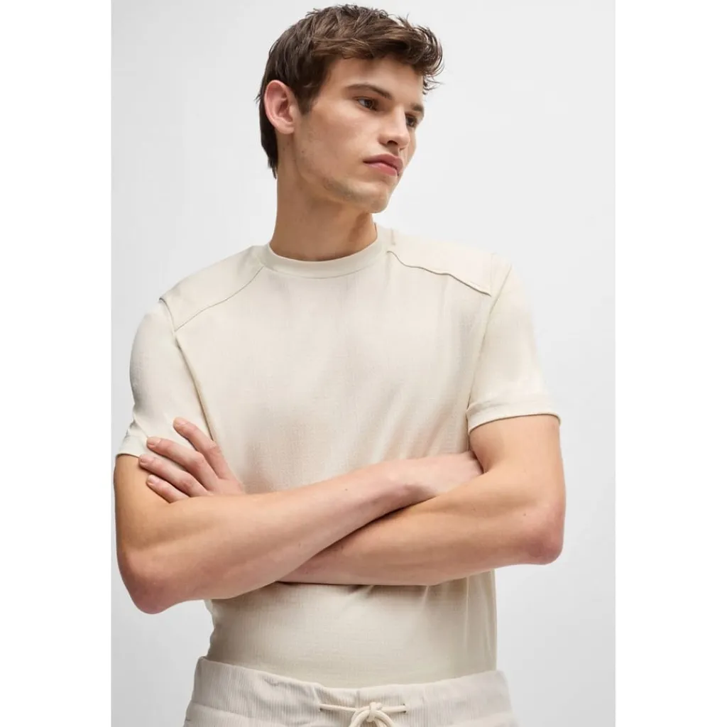 Polo Shirts*Boss Slim Fit Short Sleeve Shirt in White