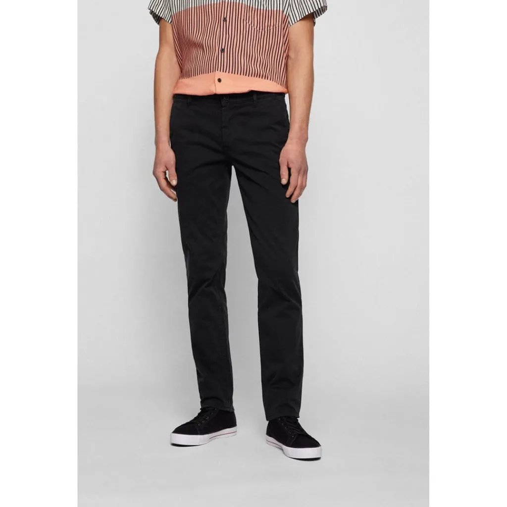 Trousers*Boss Slim Trousers in Black