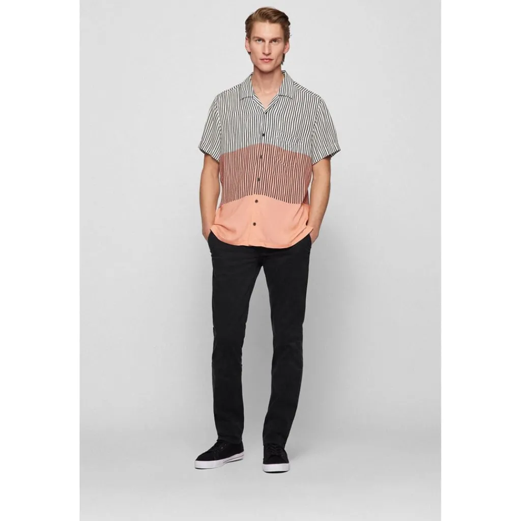 Trousers*Boss Slim Trousers in Black