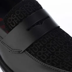 Shoes*Boss Slip On Loafers in Black