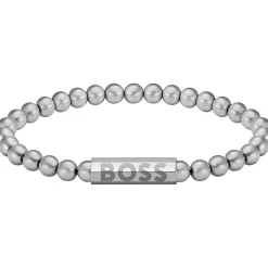 Jewellery-Watches*Boss Sphere Metal Bead Bracelet in Silver