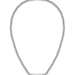 Jewellery-Watches*Boss Sphere Metal Bead Necklace in Silver
