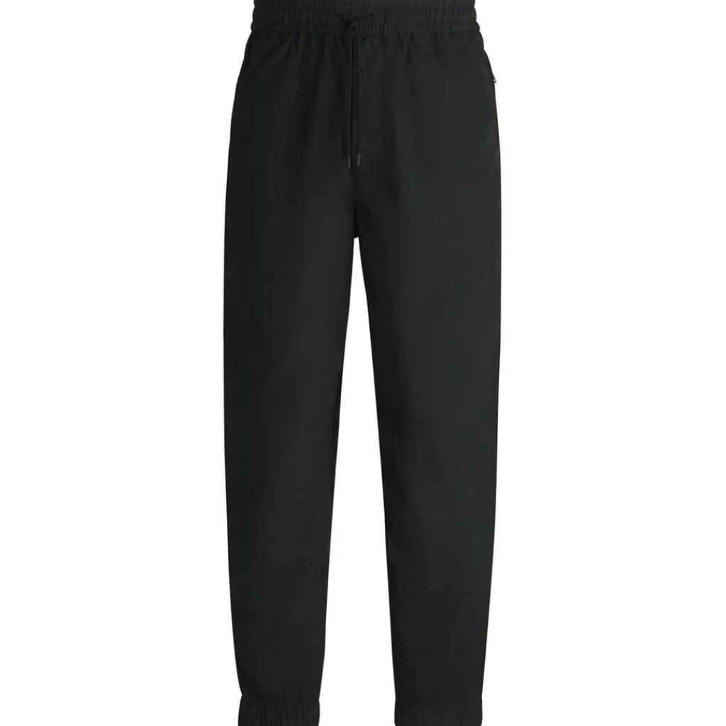 Trousers*Boss Sracky2 Relaxed-Fit Trousers in Black