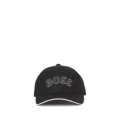 Caps-Hats*Boss Stretch Pique Cap in Black