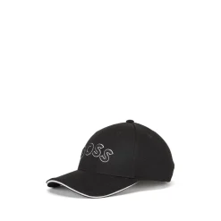 Caps-Hats*Boss Stretch Pique Cap in Black