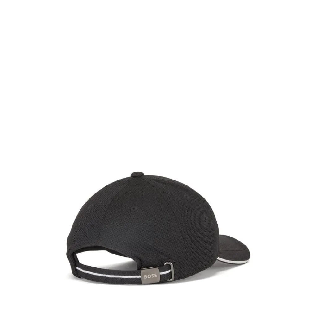 Caps-Hats*Boss Stretch Pique Cap in Black