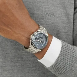 Jewellery-Watches*Boss Strike Chronograph Watch in Silver