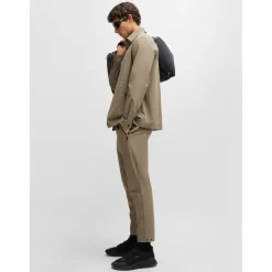 Trousers*Boss T Basin Tapered-Fit Trousers in Green