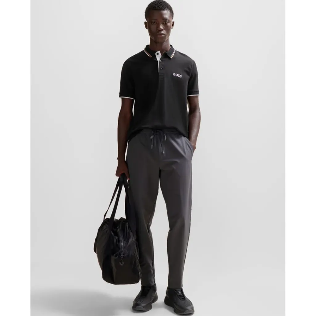 Trousers*Boss T Flex Tapered-Fit Chinos in Grey