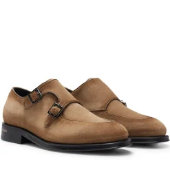 Formalwear|Footwear*Boss Terry Monk Shoes in Beige