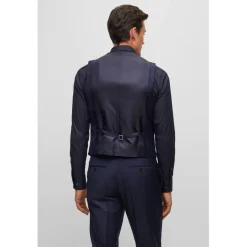Coats And Jackets*Boss T-Harvers Waistcoat in Navy