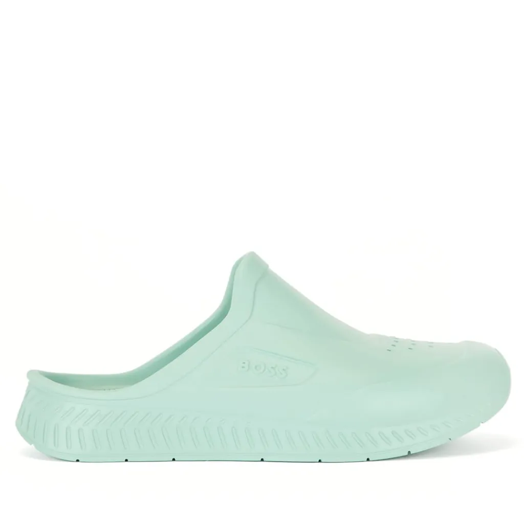 Footwear|Beach Shoes*Boss Titanium-R Sliders in Green