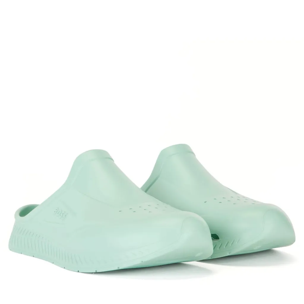 Footwear|Beach Shoes*Boss Titanium-R Sliders in Green