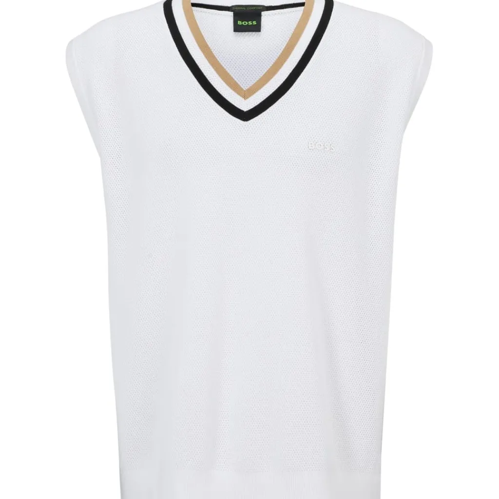 Knitwear*Boss Vestir 10248033 01 in White