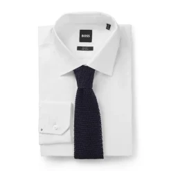 Assorted*Boss X Beckham Knit Tie in Blue