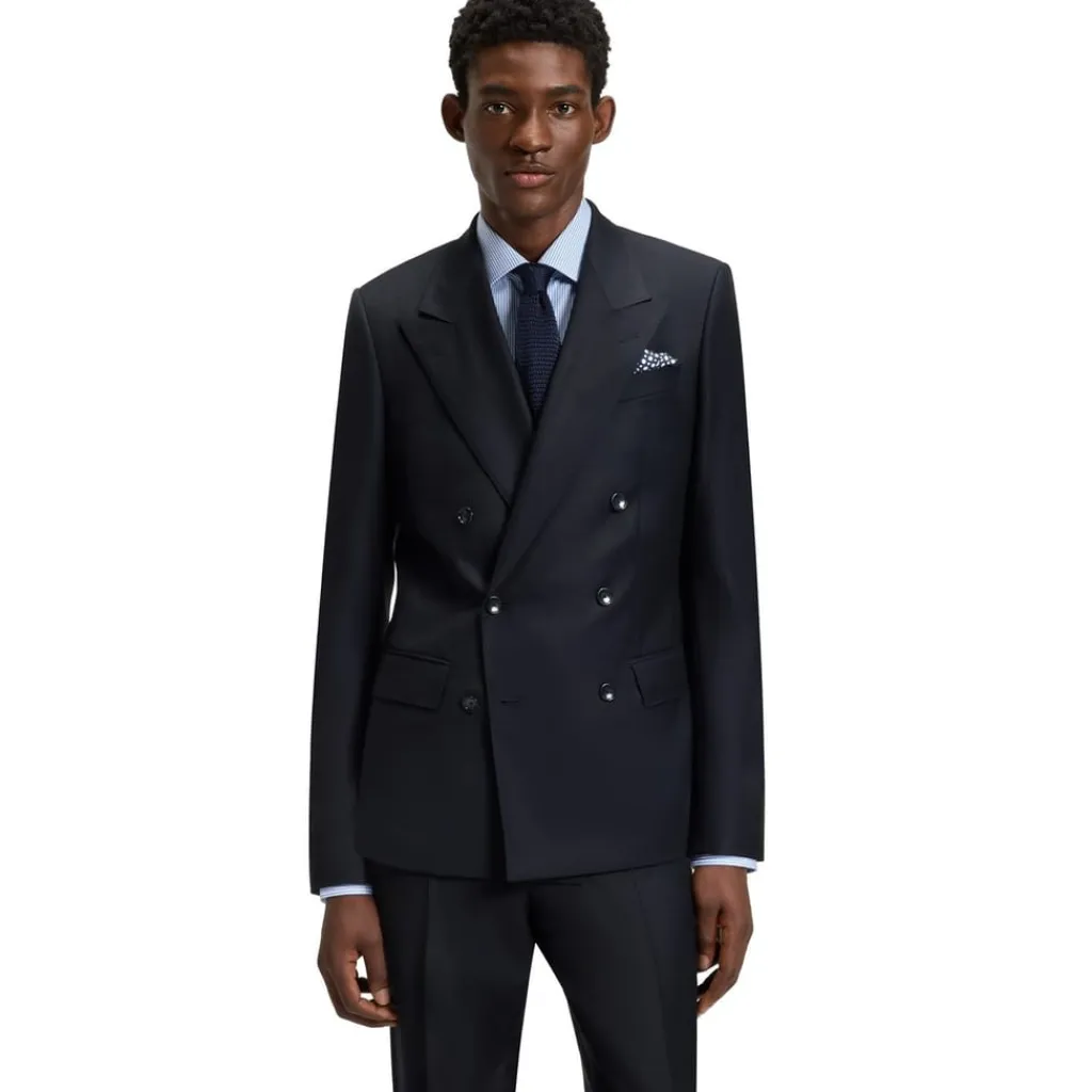 Formalwear*Boss X Beckham Two Piece Suit in Blue