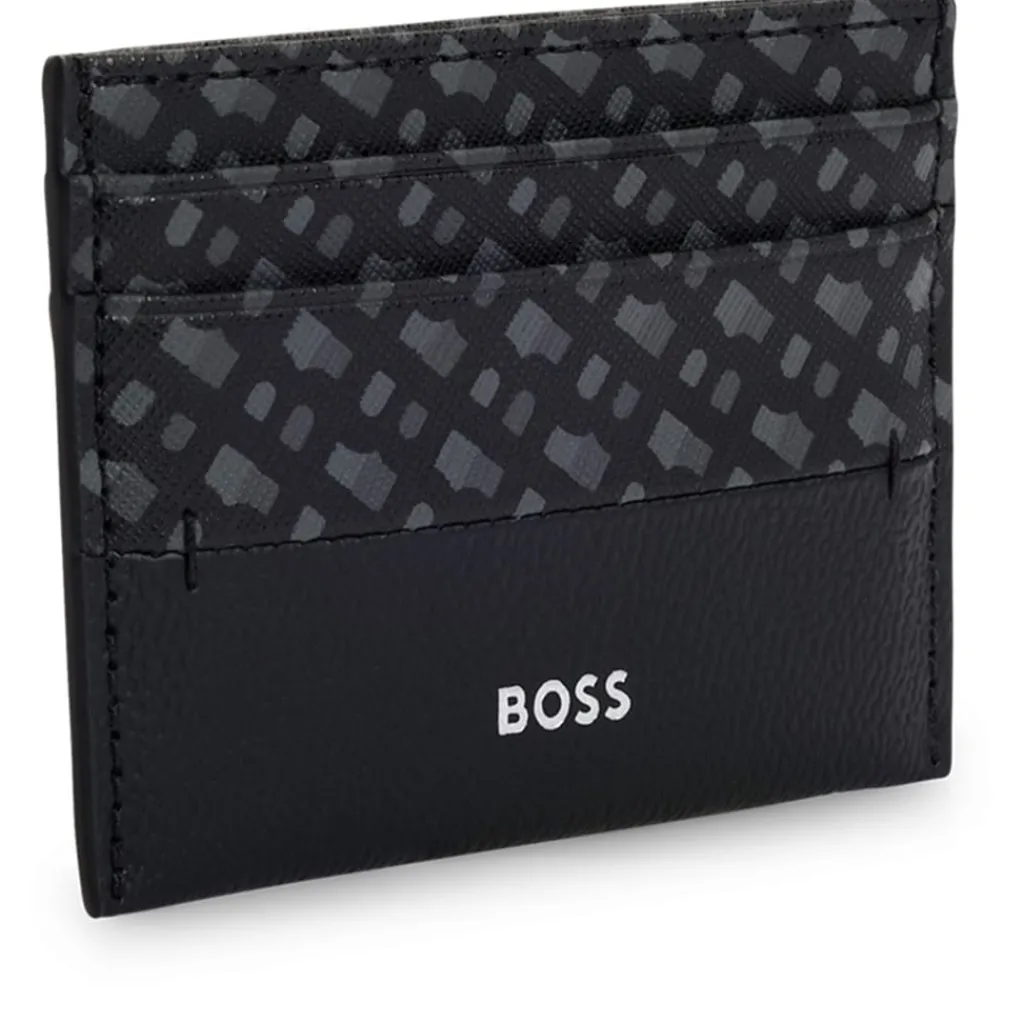 Wallets*Boss Zair N Card Holder in Black