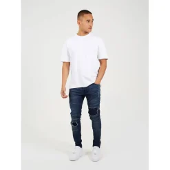 Jeans*Brave Soul Blue Biker Jean in Blue