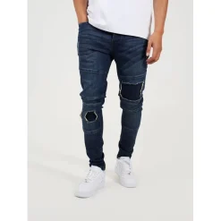 Jeans*Brave Soul Blue Biker Jean in Blue