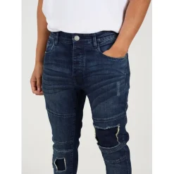 Jeans*Brave Soul Blue Biker Jean in Blue