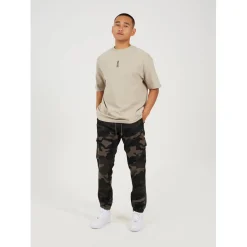 Trousers*Brave Soul Cuffed Trouser in Grey