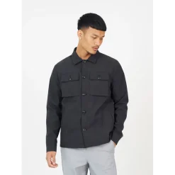 Coats And Jackets*Brave Soul Pocket Shacket in Black