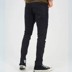 Jeans*Brave Soul Wash Biker Jean in Grey