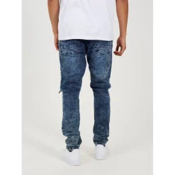 Jeans*Brave Soul Wash Biker Jean in Blue