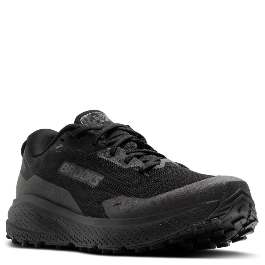 Fitness And Gym Footwear|Running Shoes*Brooks Mens Divide 6 GorE-Tex Off Road Running Shoes in Black