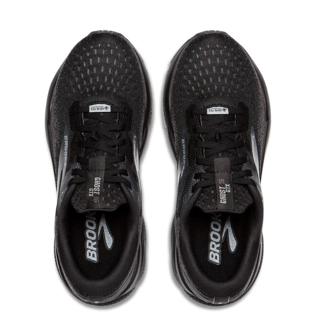 Running Shoes|Fitness And Gym Footwear*Brooks Mens Ghost 16 GorE-Tex Running Shoes in Black