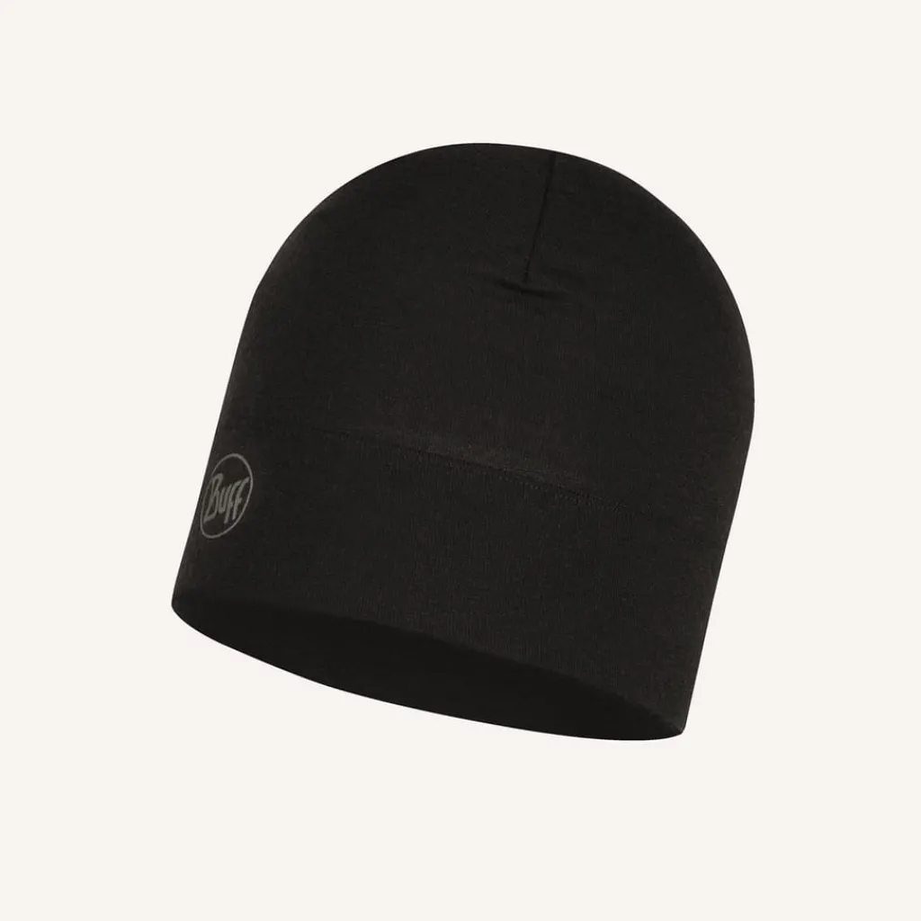 Caps-Hats*Buff Merino Beanie 44 in Black