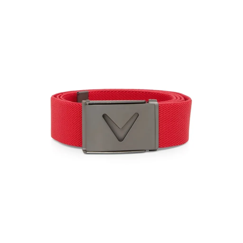 Belts*Callaway Lg Web Belt in Red