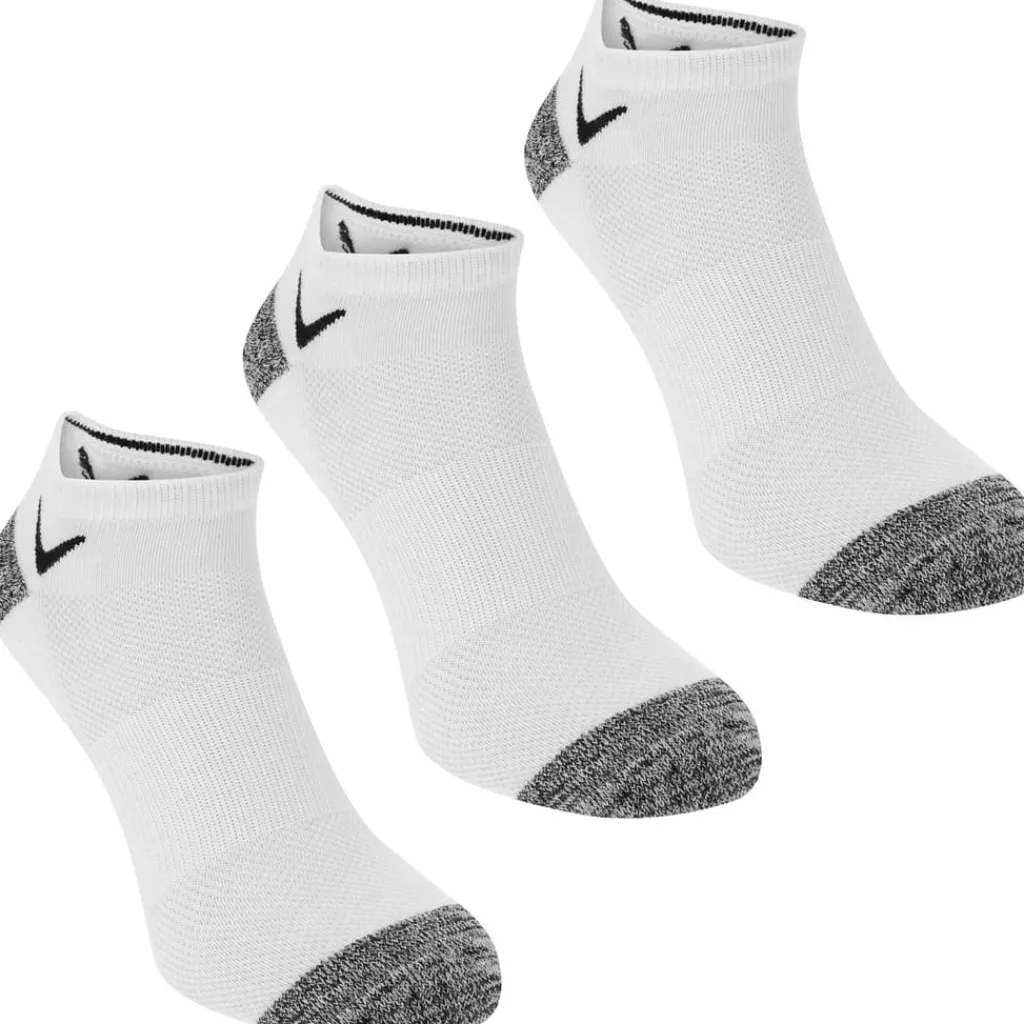 Underwear And Socks*Callaway Mens 3 Pack Socks in White