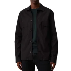 Coats And Jackets*Calvin Klein Boxy Twill Overshirt in Black