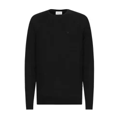 Knitwear*Calvin Klein Crew Neck Pullover Sweater in Black