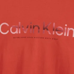 T-Shirts And Vests*Calvin Klein Diffused Logo T-Shirt in Red