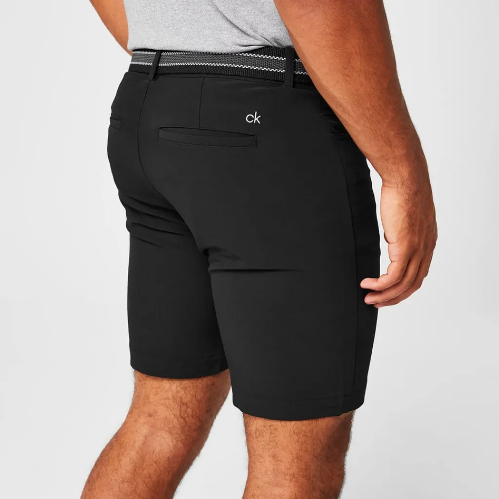 Fitness And Gym Shorts*Calvin Klein Golf Mens Golf Genius Stretch Shorts in Black