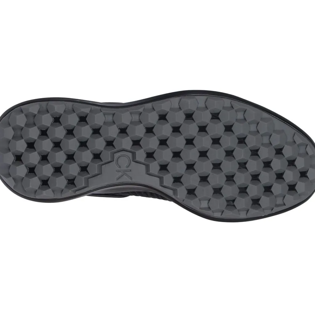 Golf Shoes*Calvin Klein Golf Mens Newport Spikeless Golf Shoes in Black