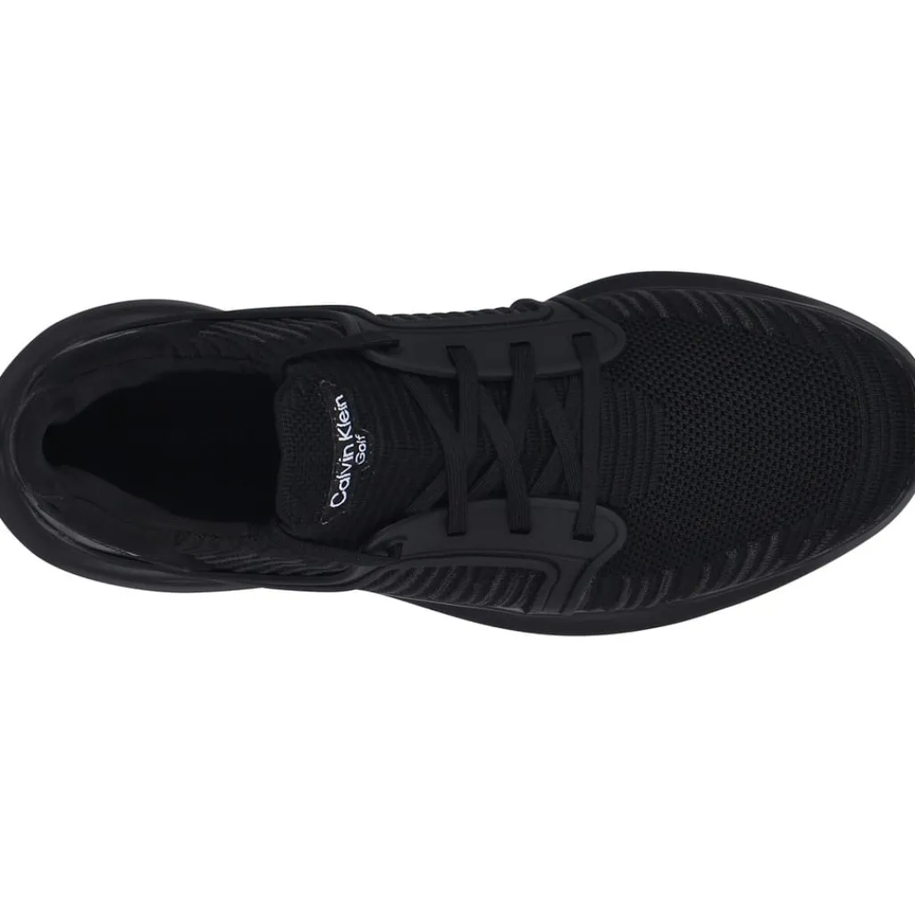 Golf Shoes*Calvin Klein Golf Mens Newport Spikeless Golf Shoes in Black