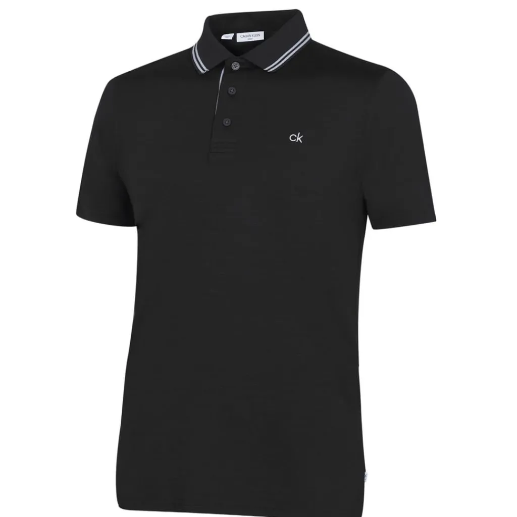 Polo Shirts*Calvin Klein Golf Polo in Black