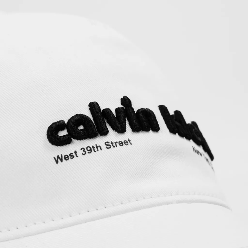Caps-Hats*Calvin Klein Jeans Logo Cap in White