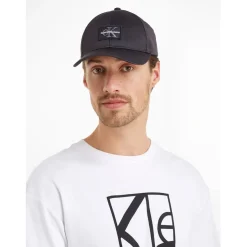 Caps-Hats*Calvin Klein Jeans Logo Patch Cap in Black
