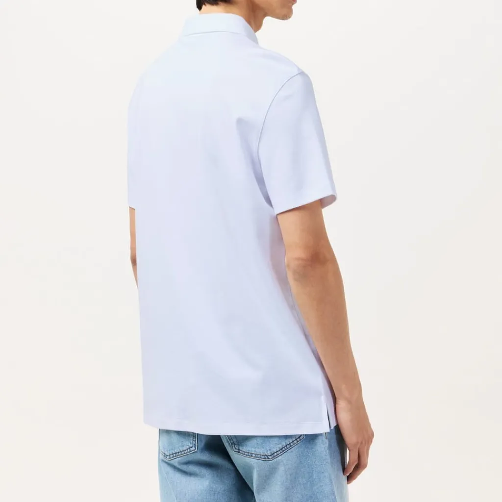 Polo Shirts*Calvin Klein Jeans Pima Regular Fit Short Sleeve Shirt in White