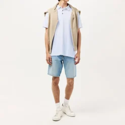 Polo Shirts*Calvin Klein Jeans Pima Regular Fit Short Sleeve Shirt in White
