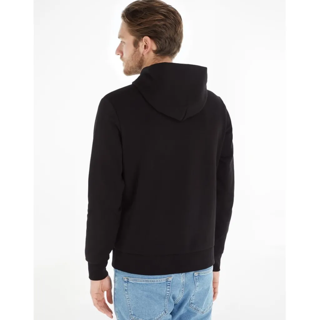 Hoodies*Calvin Klein Logo Repreve Hoodie in Black