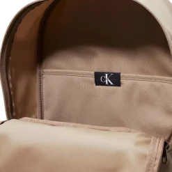 Bags*Calvin Klein Logo Round Backpack in Grey