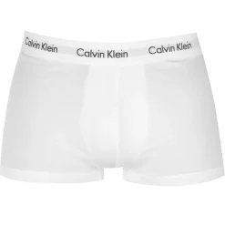 Underwear And Socks*Calvin Klein Mens 3 Pack Boxer Shorts in White