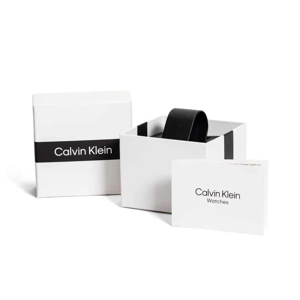 Jewellery-Watches*Calvin Klein Mesh Analogue Watch in Gold