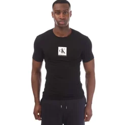T-Shirts And Vests*Calvin Klein Monogram Logo T-Shirt in Black